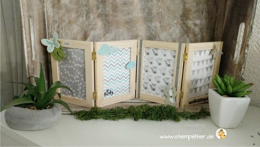 stampin up blog stempelnd durchs jahr 3D home deco frame bilderrahmen diy