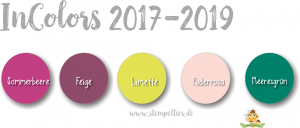 stampin up incolors neu 2017 2019 feige limette meeresgrün sommerbeere puderrosa stempeltier