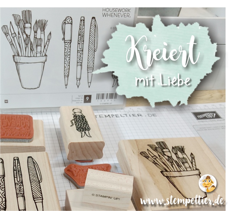 holzstempel kreiert mit liebe angel policy copyright stampin up stempeltier