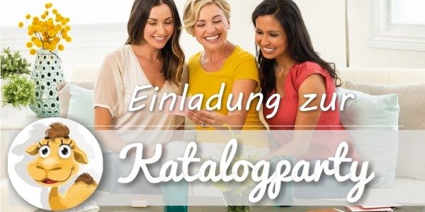 Einladung zur Katalogparty