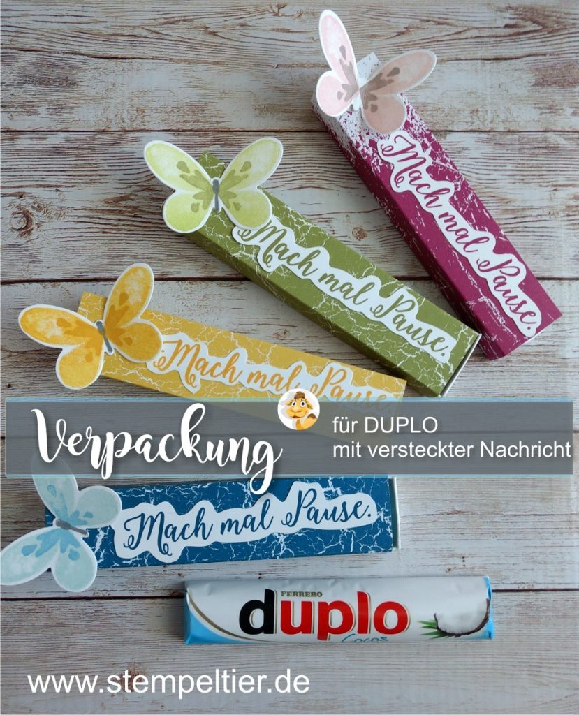 verpackung duplo stampin up papierschneider anleitung video maße farbenspiel schmetterling