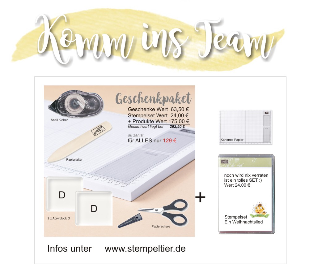 einsteigen stampin up demo einstieg starterset geschenkset juli 2017 stempeltier