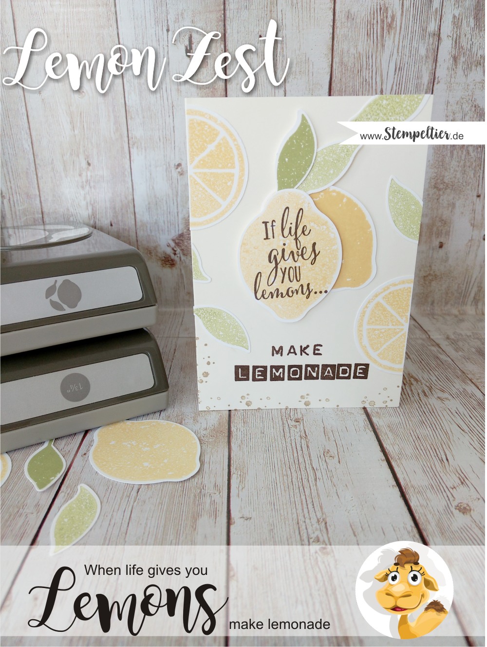 sstampin up lemon zest bundle punch stamps stempeltier make lemonade