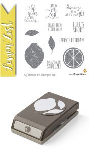 stampin up lemon zest zitrone handstanze stanze lime limonade make lemonade punch stempeltier 143712 punch