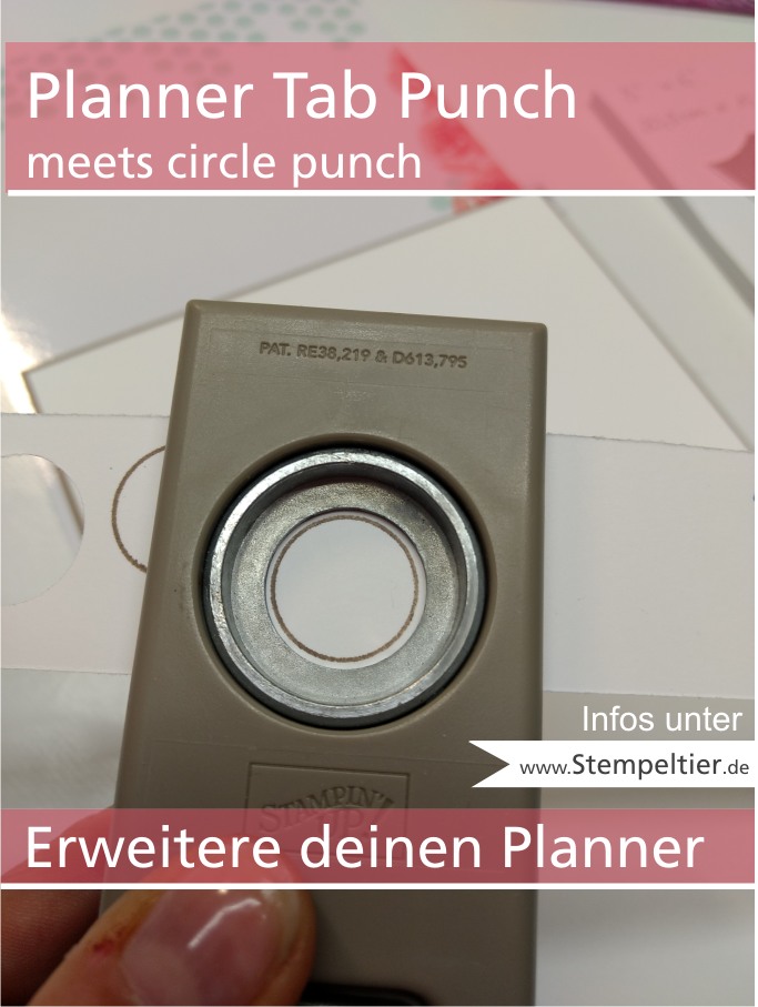 stampin up blog planner kit set tolle tage erweitern einleger anleitung karteireiter stanze tab punch diy stempeltier