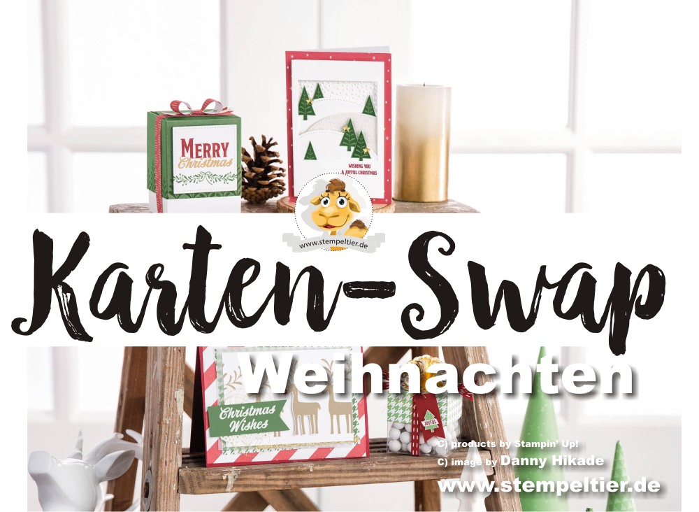 kartenswap weihnachten winter stempeltier mitmachen anmeldung kartentausch stampin up