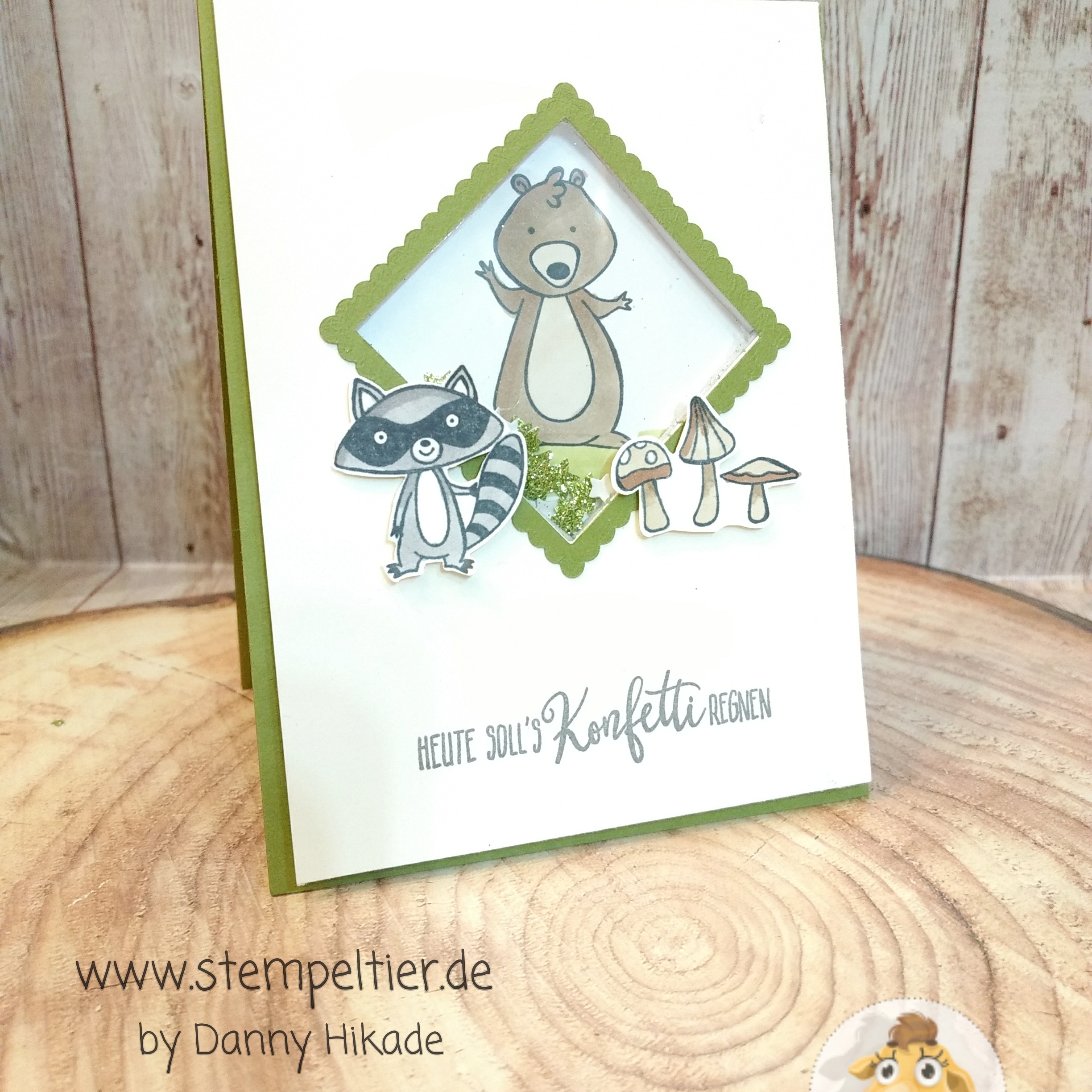 Stampin' Up Schüttelkarte Shaker Card WE Must celebrate 