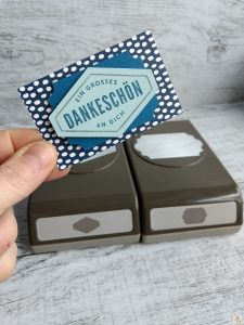 stampin up tailored tag punch anhänger nach maß dankeschön etikett gelegenheit