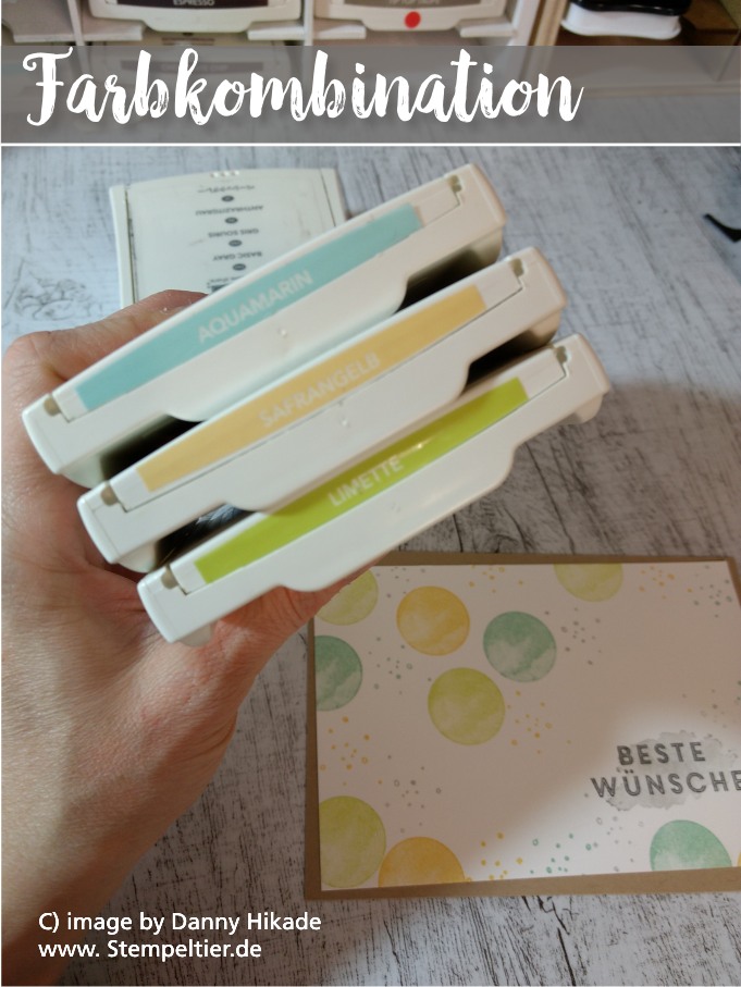 stampin up color combo farbkombination sab safrangelb limette aquamarin farbkombination vielseitige grüße