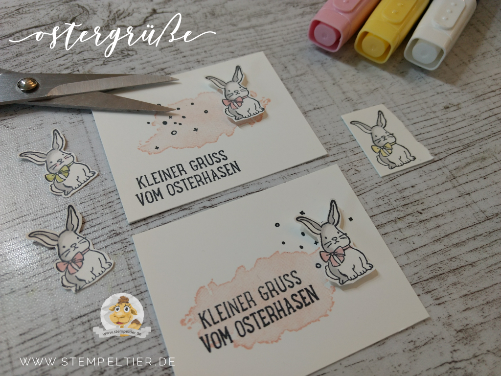 stampin up ostern easter goodie hase vielseitige grüße stempeltier