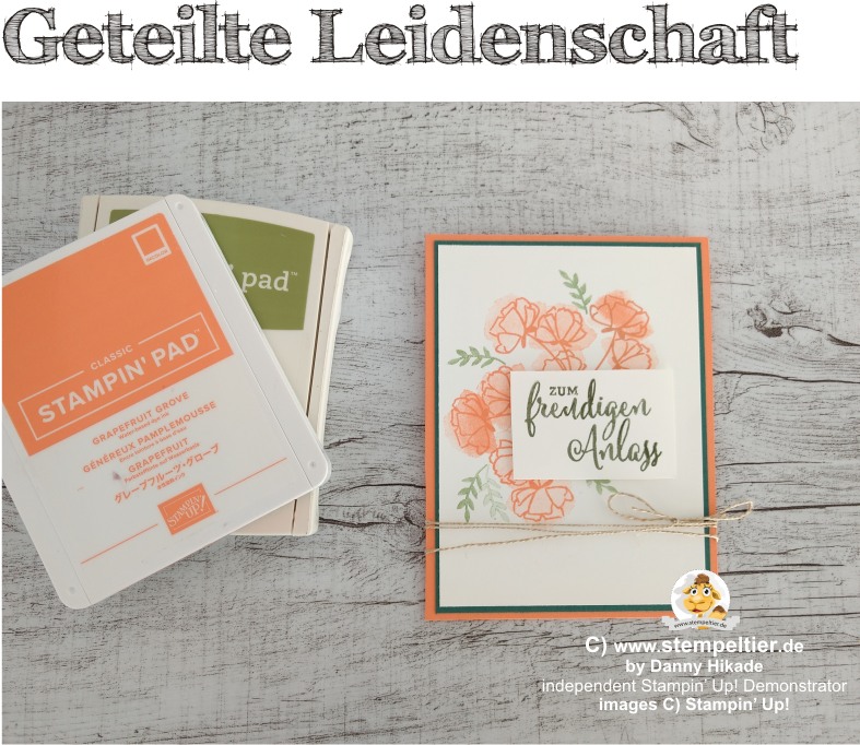 stampin up geteilte leidenschaft share what you love stempeltier bestellen