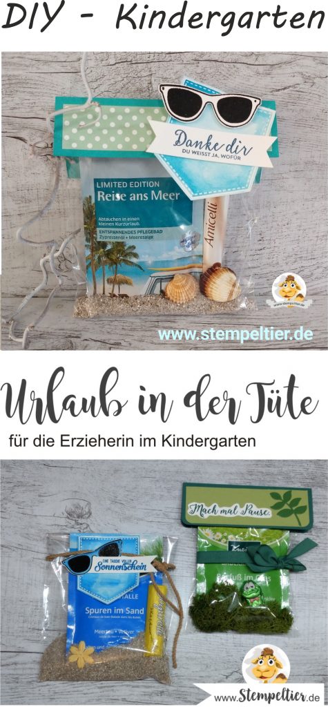 stampin-up-erzieherin-kindergarten-geschenk-kleinigkeit-urlaub-in-der-tüte-kneipp-badesalz-verpacken-tetesept abschied