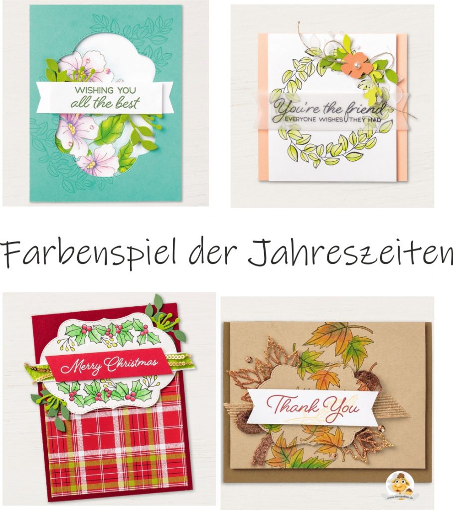 stampin up farbenspiel der jahreszeiten colorful seasons august 2018 stempeltier