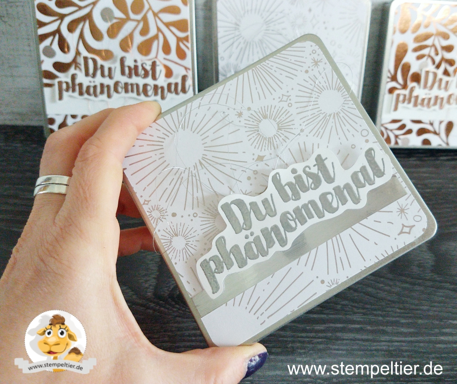 stampin up titelaustieg teampost silber metallbox verpackung geschenk stempeltier