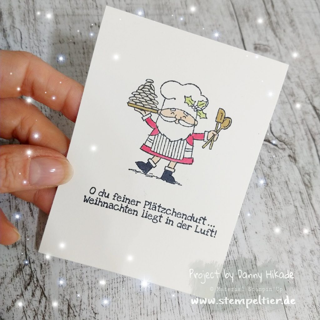 Stampin Up Weihnachtsmann Santa Plätzchen neu 