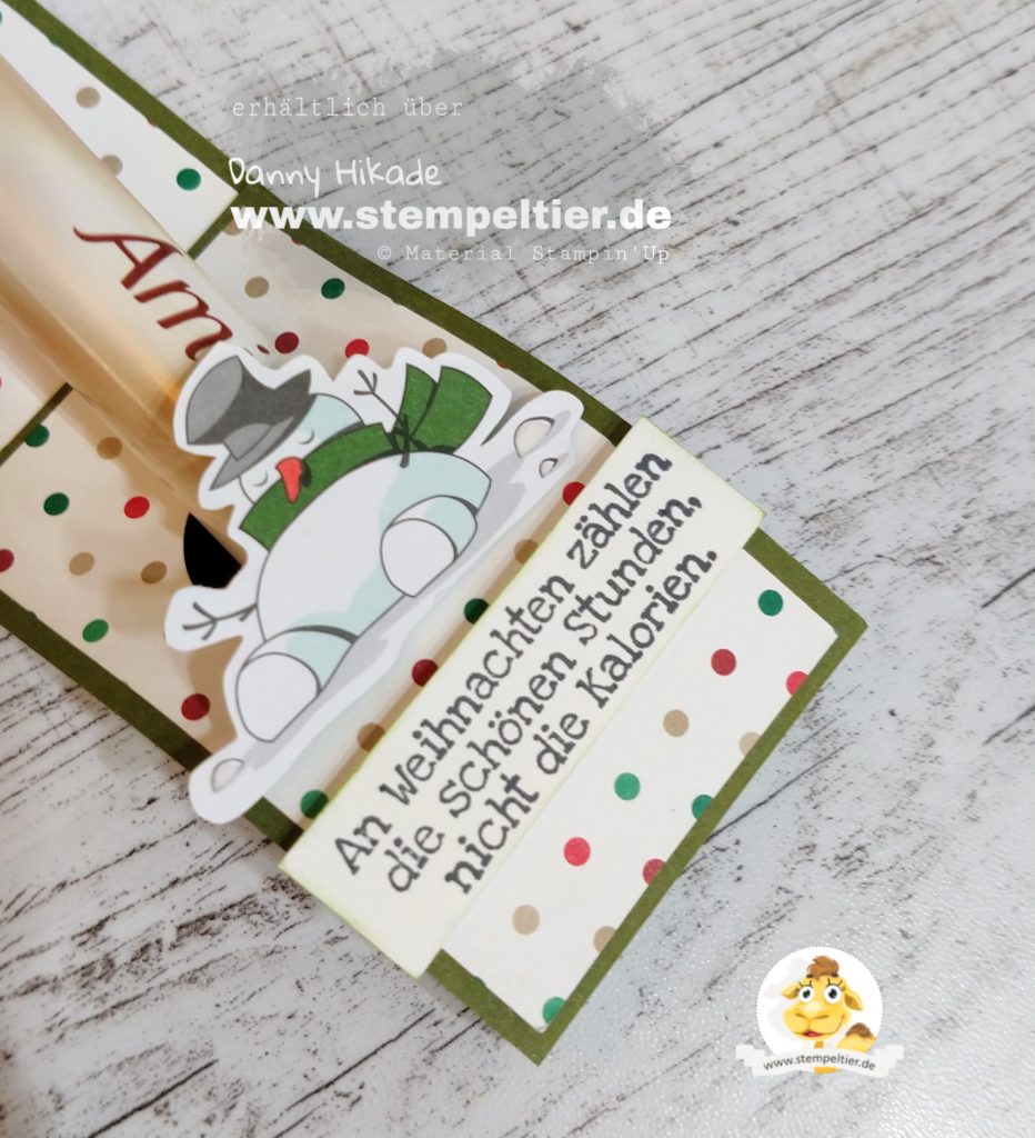 Stampin Up Anleitung Tutorial Maße Verpackung Etiketten Stanze Stempeltier weihnachtswerkstatt