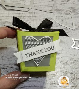 Stampin Up danke treatbox thank you Verpackung