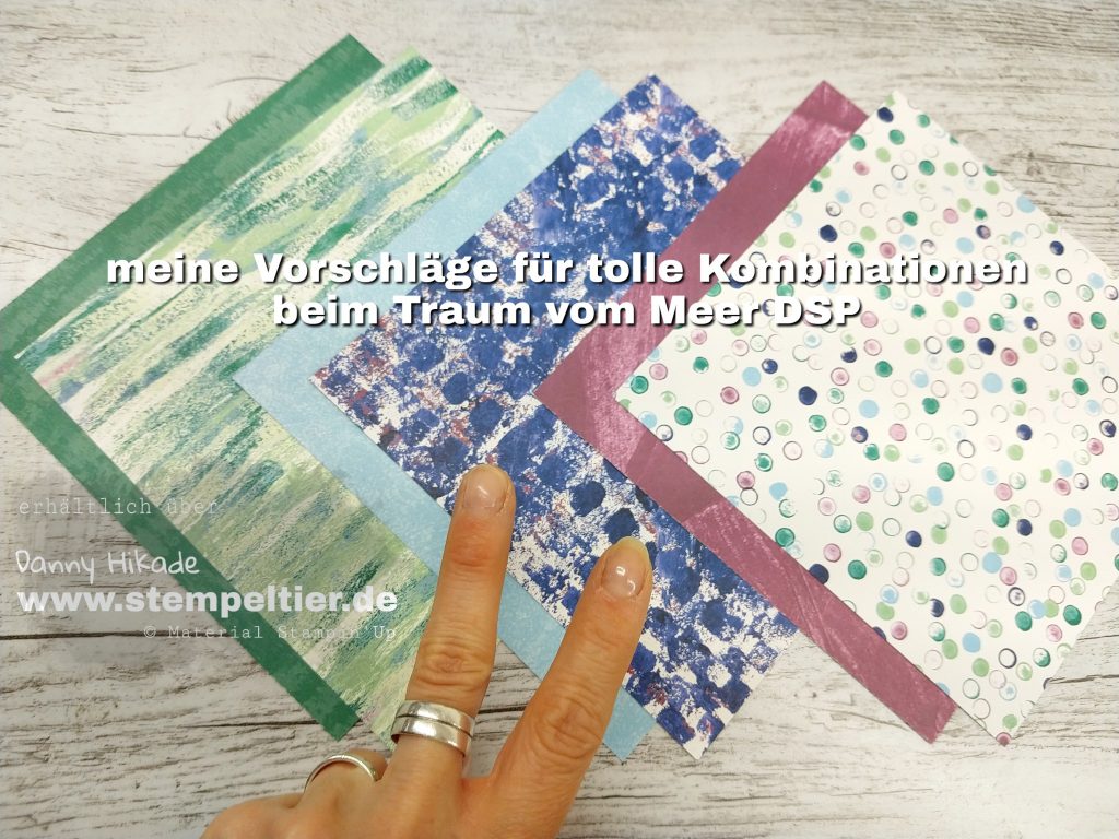 Stampin Up Kaufbeuren DSP Traum vom Meer designerpapier Idee maritim