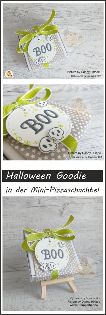 stampin up mini pizzaschachtel verpackung halloween goodie sternchen Warm hearted stempeltier boo box