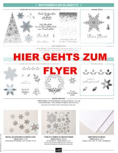 stampin up flockengestöber schneeflocken flyer stempeltier