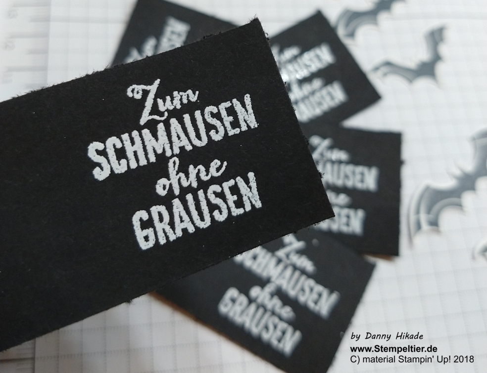 stampin up unheimlich lecker halloween verpackung gummibärchen fledermaus batpunch schmausen goodie