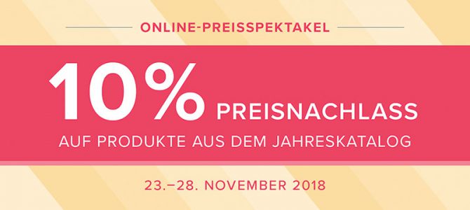 in Kürze:  Online Preisspektakel
