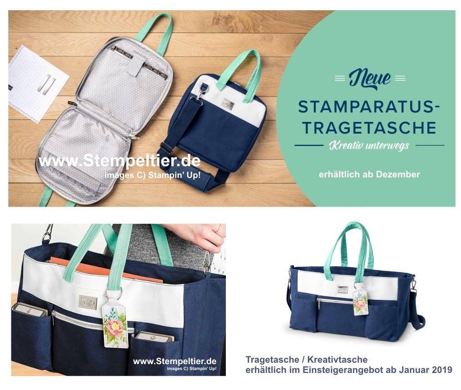 stampin up kreativtasche einsteigen demo werden taschen promo 01 stempeltier