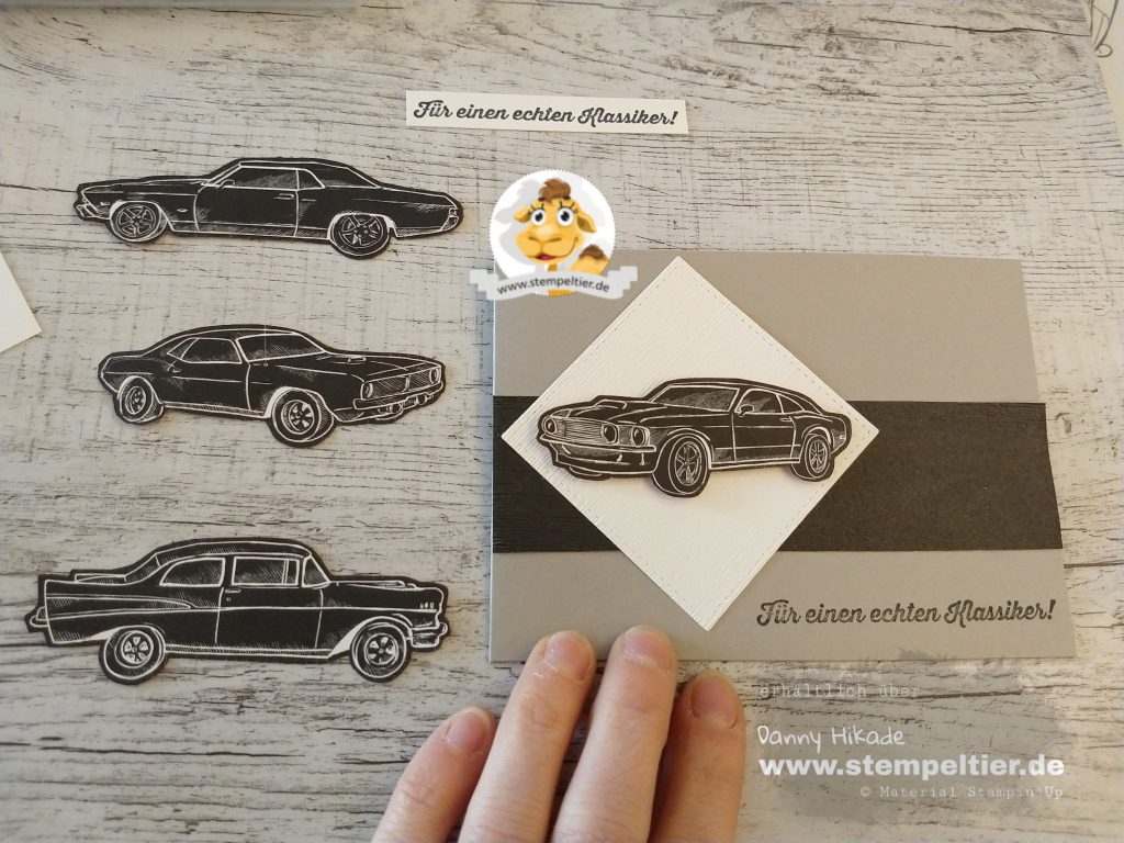 Stampin' Up Werkstattworte Auto Männer Oldtimer neu 2019 Male 