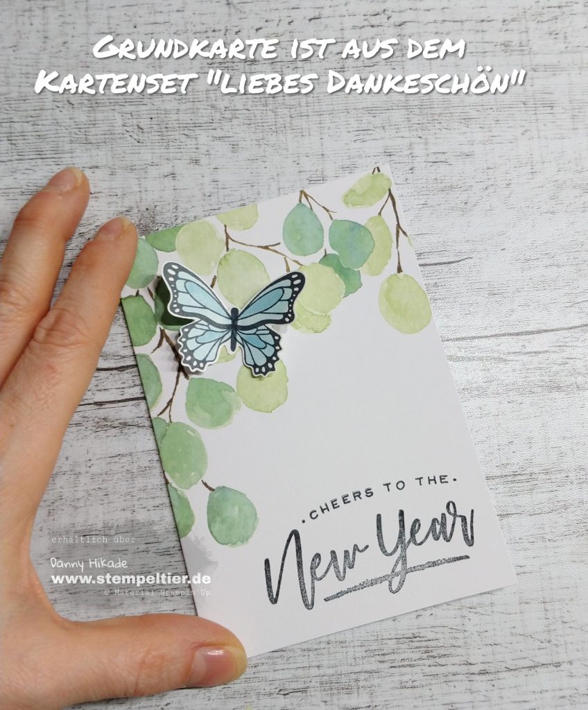 stampin up projektset liebes dankeschön schmetterling stempeltier