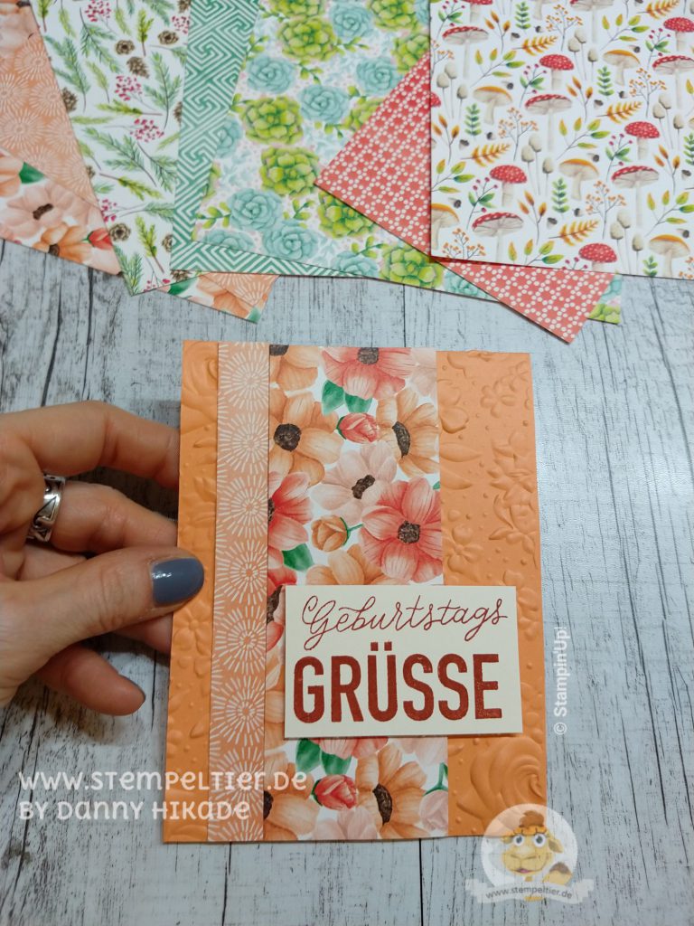 Stampin Up wortreich feldblumen präge painted seasons SAB neu 2019 stempeltier