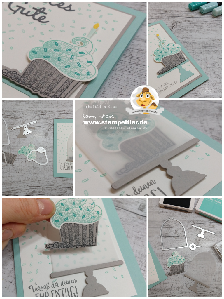 Stampin Up SAB cupcake Muffin süße Grüße call meine cupcake framelits Geburtstag Karte