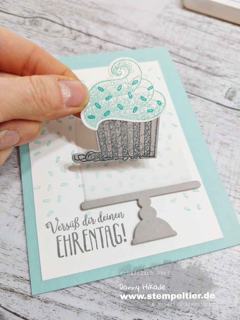 Stampin Up SAB cupcake Muffin süße Grüße call meine cupcake framelits Geburtstag Karte