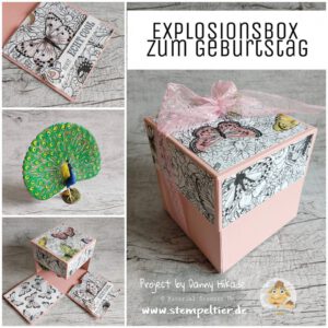 stampin up schmetterlingsglück explosionsbox geburtstag kindergeburtstag saleabration