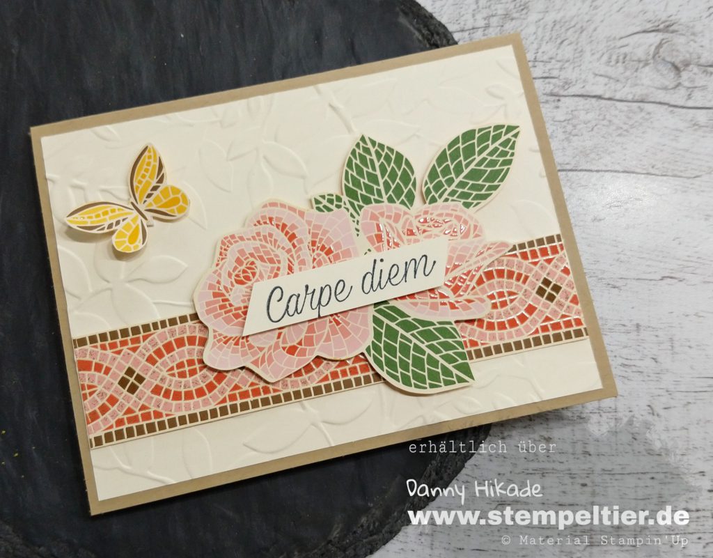 stampin up 2019 2020 Jahreskatalog märchenhaftes Mosaik DSP Rose Stempeltier