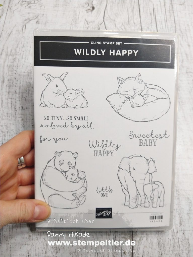 Stampin Up onstage wildly Happy elephant Baby im Babyglück Elefant Stempeltier