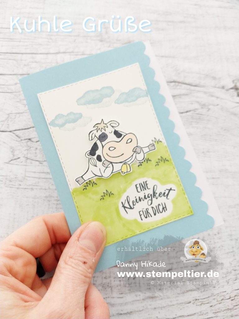 stampin up kuhle grüße kühe kuh cow neu stempeltier over the moon