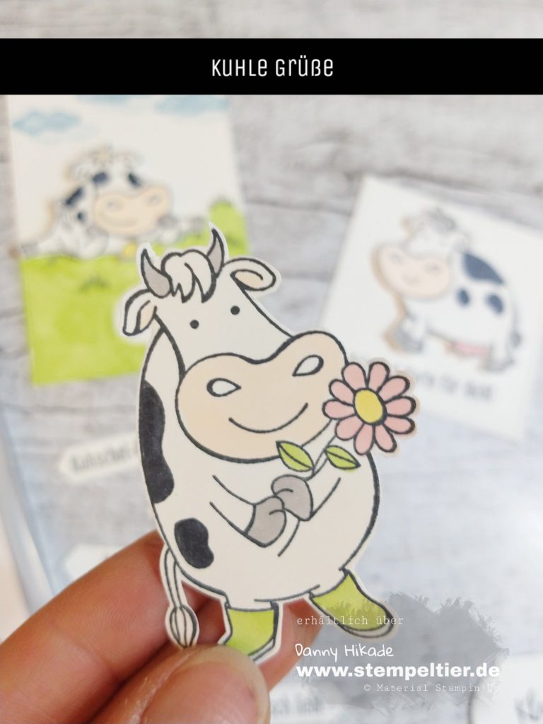 stampin up kuhle grüße kühe kuh cow neu stempeltier over the moon