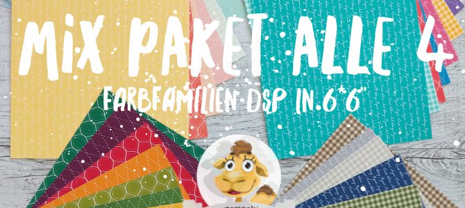 Designerpapier Farbfamilien Schnupperpakete