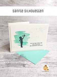 stampin up sanfte silhouetten schattenspiele Junge Freundschaft Träume Stempel