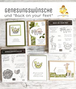 stampin up back on your feet turtle schildkröte gute besserung karte stempeltier