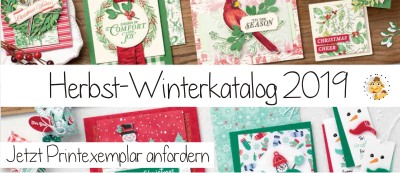 Stampin Up Herbst Winterkatalog 2019 bestellen anfordern kostenlos stempeltier