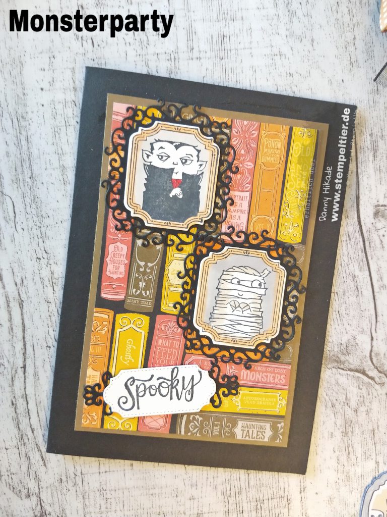 stampin up halloween monsterparty stempeltier