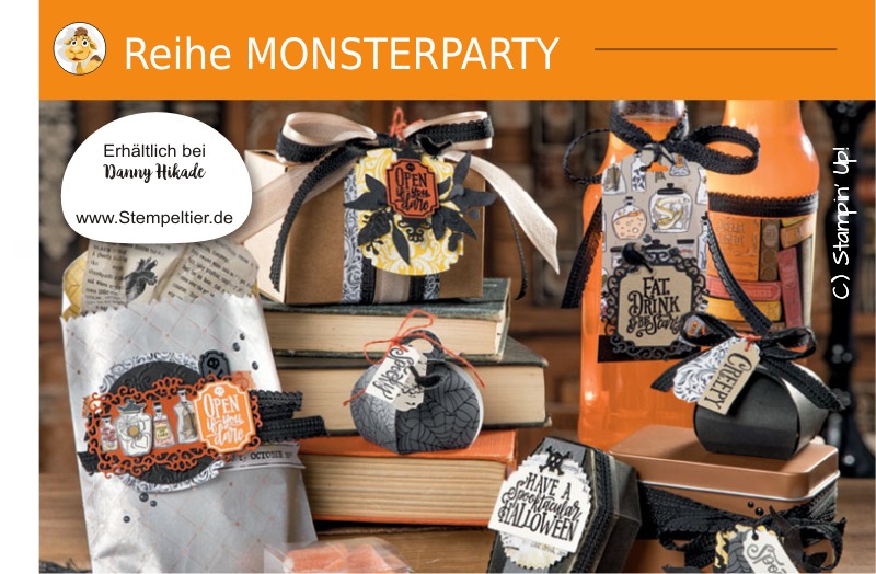 stampin up produktreihe Monsterparty Halloween Herbst Winterkatalog 2019 bestellen stempeltiter