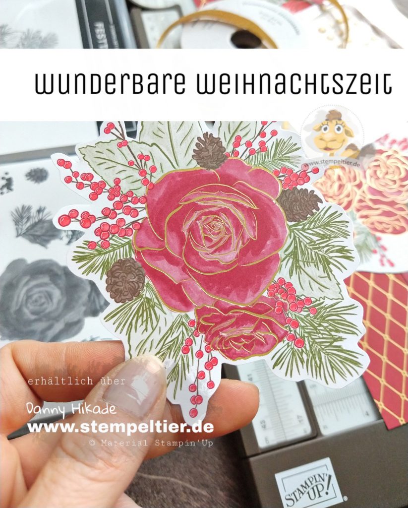 stampin up wunderbare Weihnachtszeit festtagsrose limitiert stempeltier