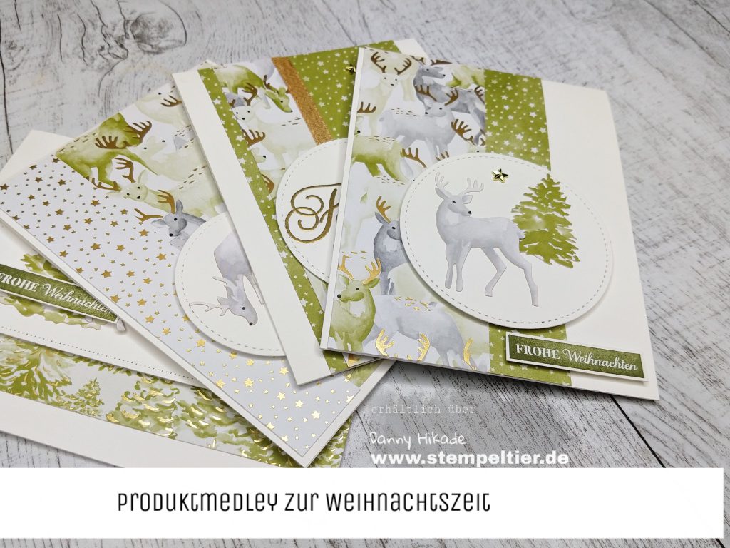 Stampin Up Produktmedley zur Weihnachtszeit hirsch stempeltier