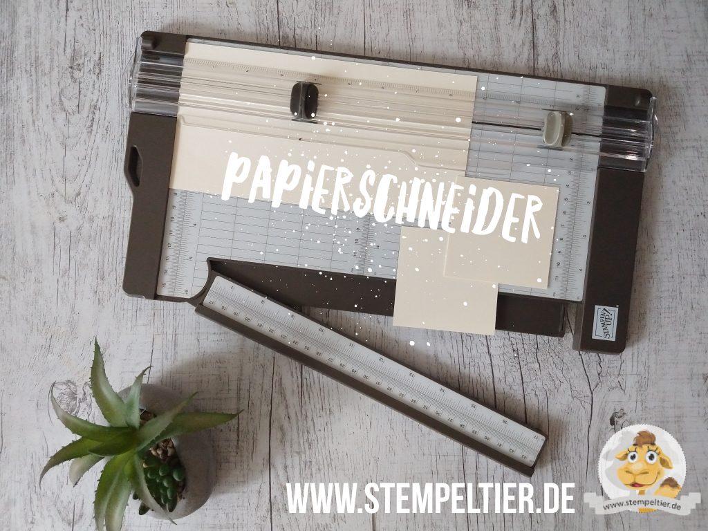 Stampin Up Schneidemaschine Papierschneider kaufen bestellen trimmer papierschneider  stempeltier