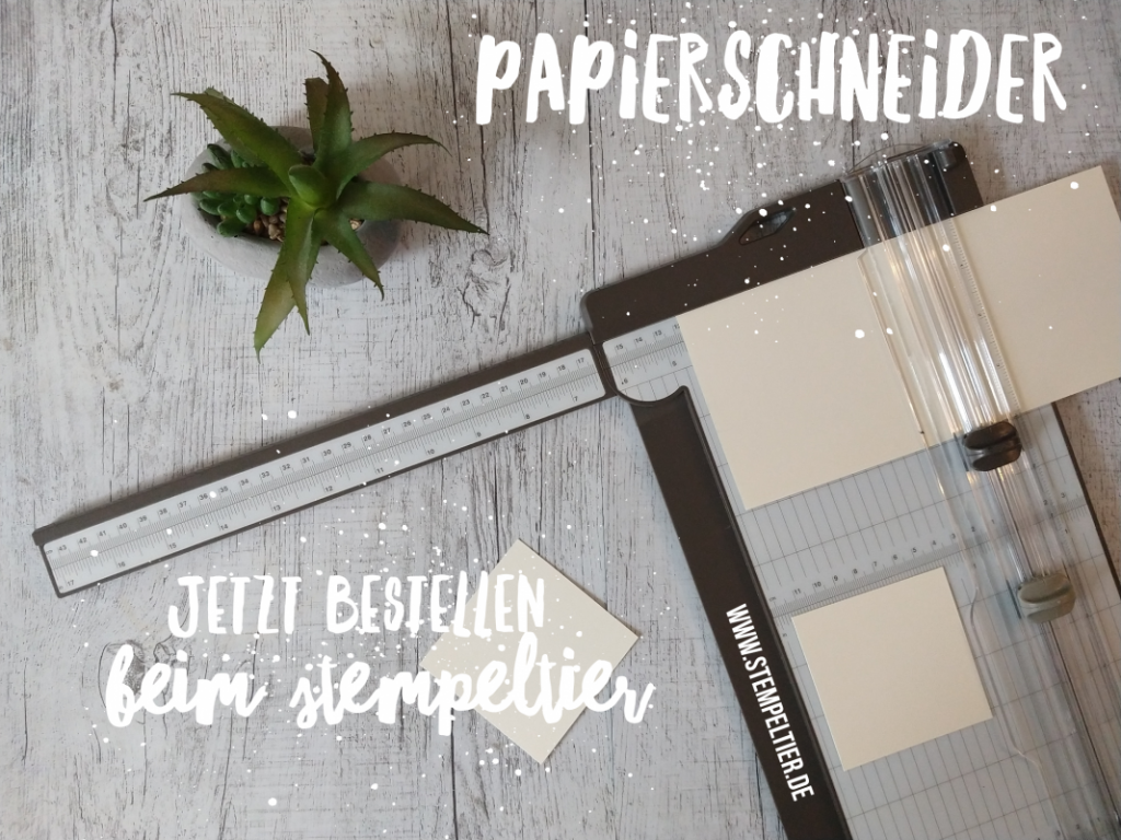 Stampin Up Schneidemaschine Papierschneider kaufen bestellen trimmer papierschneider stempeltier