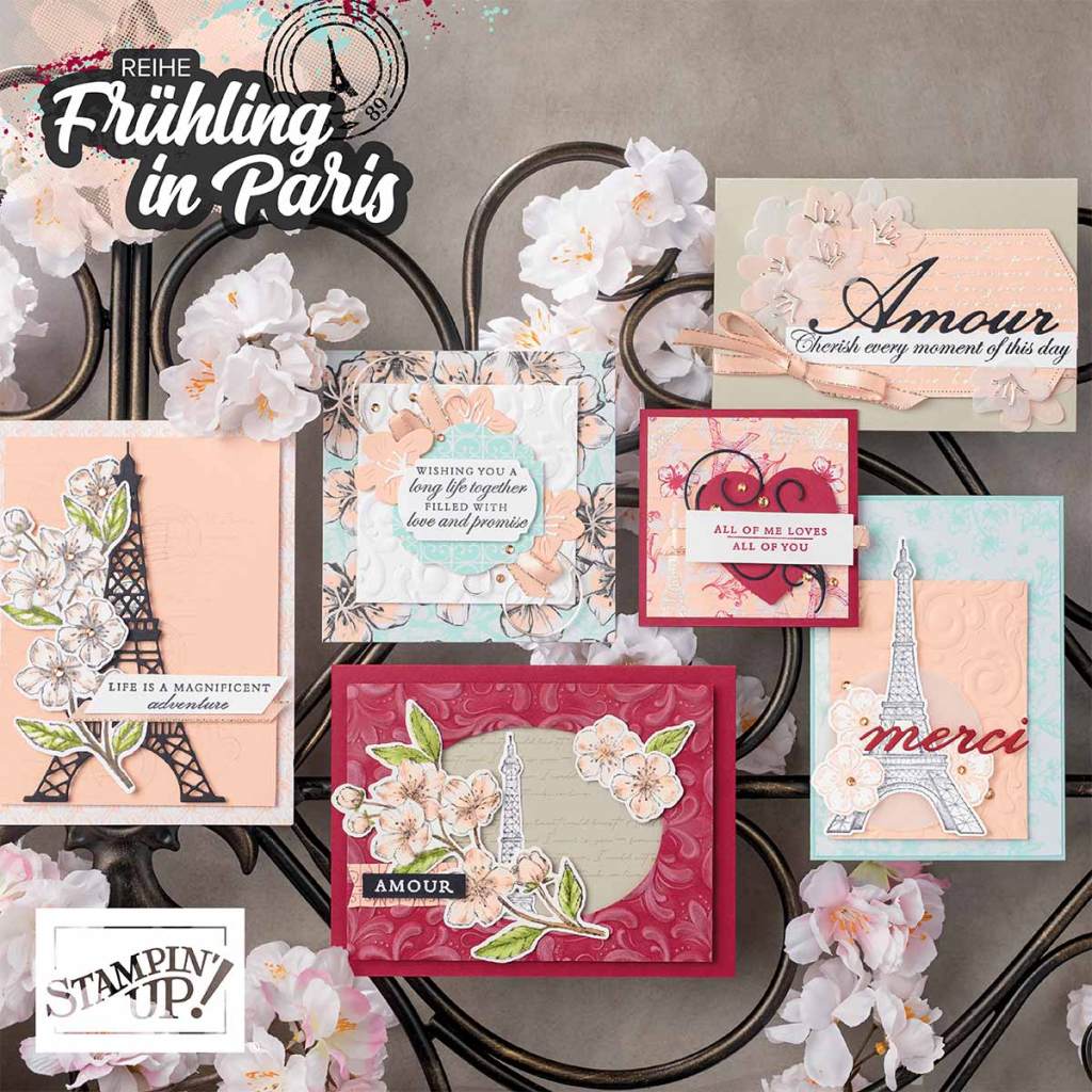 stampin up Frühling in Paris minikatalog 2020 stempeltier materialpaket