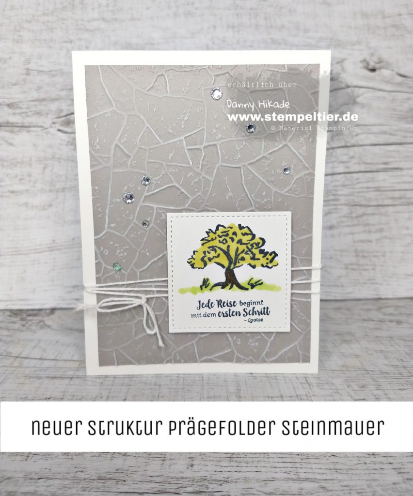 stampin up saleabration sab 2020 glück und liebe mauer prägefolder stempeltier