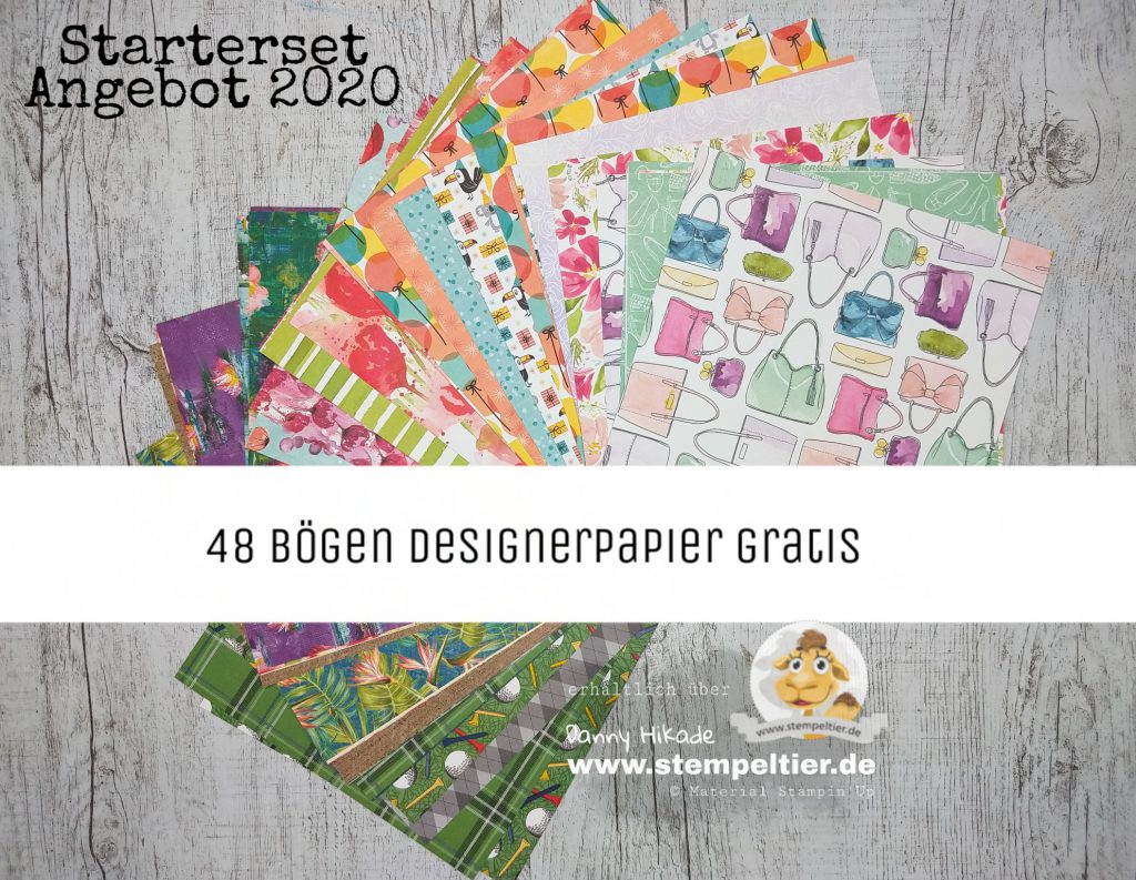 stampin up starterset saleabration 2020 einsteigen demo werden mini papierschneider team stempeltier designerpapier